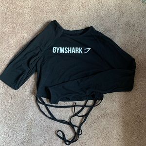 GymShark Cropped Long Sleeve With Ties